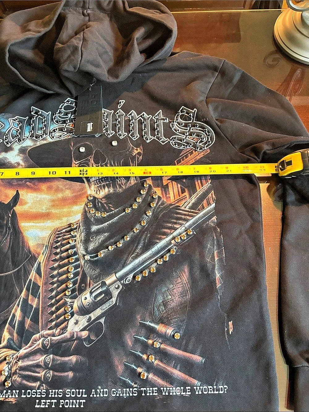 Left Point Dead Saints Graphic Hoodie BNWT! - Picture 4 of 8
